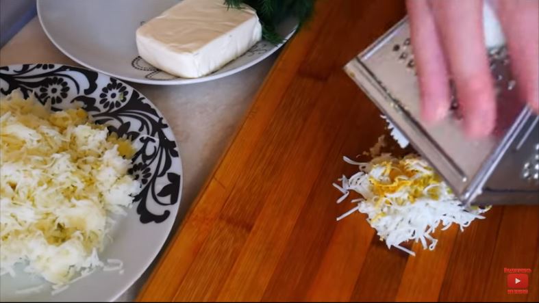 Салат с куриным феле без майонеза и закуска с печенью трески