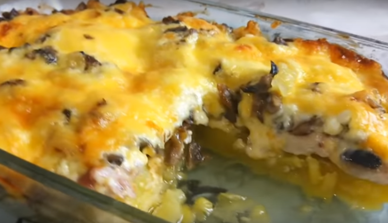 Вкусная и простая картофельная запеканка